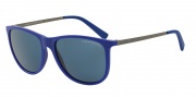 Armani Exchange AX4047S Sunglasses                                      Sunglasses - 816880 Matte Elettric Blue / Blue