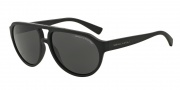 Armani Exchange AX4042SF Sunglasses Sunglasses - 807887 Matte Black / Grey