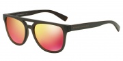 Armani Exchange AX4032 Sunglasses Sunglasses - 81426Q Black / Orange Mirror