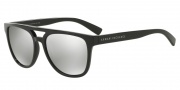 Armani Exchange AX4032 Sunglasses Sunglasses - 81586G Black / Light Grey Mirror Silver