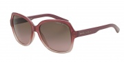 Armani Exchange AX4029S Sunglasses Sunglasses - 813414 Grapewine Gradient/Grapewine / Brown Rose Gradient