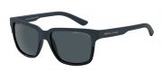 Armani Exchange AX4026S Sunglasses Sunglasses - 812387 Navy Blue/Matte Navy Blue / Grey Blue Solid