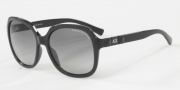 Armani Exchange AX4024S Sunglasses Sunglasses - 800511 Black Transparent / Grey Gradient