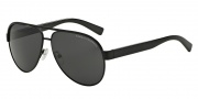 Armani Exchange AX2013 Sunglasses Sunglasses - 607087 Satin Black / Grey Solid