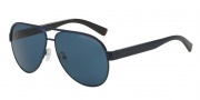 Armani Exchange AX2013 Sunglasses Sunglasses - 607172 Satin Blue / Dark Blue Solid