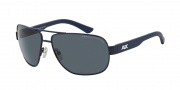 Armani Exchange AX2012S Sunglasses Sunglasses - 606487 Satin Blue Depth/Dark Maritime / Blue Grey Solid