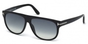 Tom Ford FT0375 Sunglasses Kristen Sunglasses - 02N - matte black / green