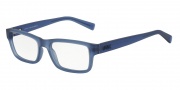 Armani Exchange AX3023 Eyeglasses Eyeglasses - 8165 Matte Blue Transparent