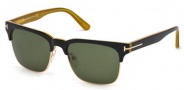 Tom Ford FT0386 Sunglasses Louis Sunglasses - 05N - black/other / green
