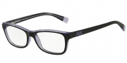 Armani Exchange AX3019 Eyeglasses Eyeglasses - 8145 Black / Violet Transparent