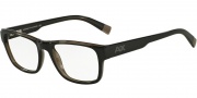 Armani Exchange AX3018F Eyeglasses Eyeglasses - 1840 Black / Dark Grey Transparent