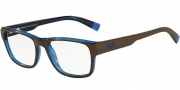 Armani Exchange AX3018 Eyeglasses Eyeglasses - 8144 Brown / Blue Transparent