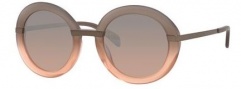 Marc by Marc Jacobs MMJ 490/S Sunglasses Sunglasses - 0LQX Gray Peach (G4 brown mirror gradient lens)