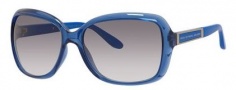 Marc by Marc Jacobs MMJ 370/S Sunglasses Sunglasses - 0CLZ Transparent Blue (JJ gray gradient lens)