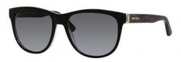 Jimmy Choo Rebby/S Sunglasses Sunglasses - 0VSB Black Python (HD gray gradient lens)