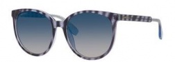Jimmy Choo Reece/S Sunglasses Sunglasses - 0LXP Striped Glitter Blue (KM gray multi deg lens)