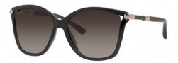 Jimmy Choo Tatti/S Sunglasses Sunglasses - 01VD Dark Gray (HA brown gradient lens)