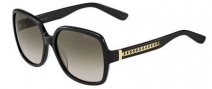 Jimmy Choo Patty/S Sunglasses Sunglasses - 010E Black (HD gray gradient lens)