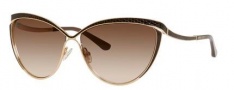 Jimmy Choo Polly/S Sunglasses Sunglasses - 0000 Rose Gold (JD brown gradient lens)