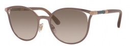 Jimmy Choo Nieza/S Sunglasses Sunglasses - 0J6Q Shiny Brown (NH brown mirror gold lens)