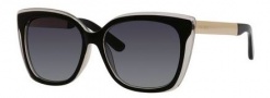 Jimmy Choo Octavia/S Sunglasses Sunglasses - 019U Black Gray (HD gray gradient lens)