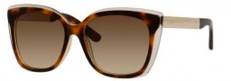 Jimmy Choo Octavia/S Sunglasses Sunglasses - 019W Havana Nude (JD brown gradient lens)
