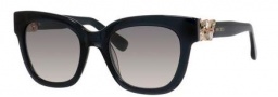 Jimmy Choo Maggie/S Sunglasses Sunglasses - 0W54 Dark Gray (IC gray mirror shaded silver lens)