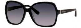 Jimmy Choo Lori/S Sunglasses Sunglasses - 06UI Black (HD gray gradient lens)