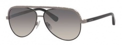 Jimmy Choo Lina/S Sunglasses Sunglasses - 0TI5 Ruthenium (IC gray mirror shaded silver lens)