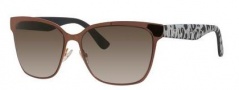 Jimmy Choo Keira/S Sunglasses Sunglasses - 0FPA Brown (HA brown gradient lens)