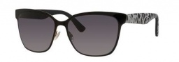 Jimmy Choo Keira/S Sunglasses Sunglasses - 0FP3 Shiny Black (EU gray gradient lens)