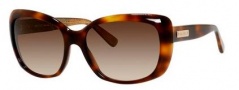 Jimmy Choo Kalia/S Sunglasses Sunglasses - 0EHO Havana (JD brown gradient lens)