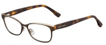 Jimmy Choo 147 Eyeglasses Eyeglasses - 0PWZ Brown Gold