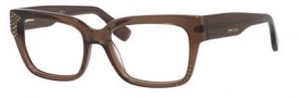 Jimmy Choo 135 Eyeglasses Eyeglasses - 03M0 Brown Transparent