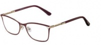 Jimmy Choo 134 Eyeglasses Eyeglasses - 0J6Y Burgundy