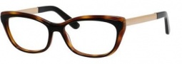 Jimmy Choo 126 Eyeglasses Eyeglasses - 0244 Black Dark Tortoise