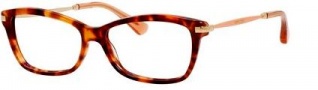 Jimmy Choo 96 Eyeglasses Eyeglasses - 07VJ Red Havana Orange Glitter