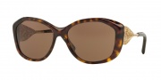 Burberry BE4208QF Sunglasses Sunglasses - 300273 Dark Havana / Brown