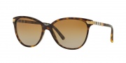 Burberry BE4216 Sunglasses Sunglasses - 3002T5 Dark Havana / Polarized Brown Gradient