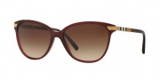 Burberry BE4216F Sunglasses Sunglasses - 301413 Bordeaux / Brown Gradient