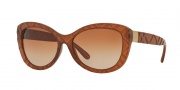Burberry BE4217 Sunglasses Sunglasses - 357513 Matte Brown / Brown Gradient