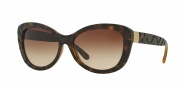 Burberry BE4217 Sunglasses Sunglasses - 357813 Matte Dark Havana / Brown Gradient