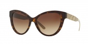 Burberry BE4220 Sunglasses Sunglasses - 353613 Matte Dark Havana / Gradient Brown