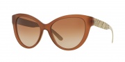 Burberry BE4220 Sunglasses Sunglasses - 357513 Matte Brown / Brown Gradient