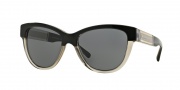 Burberry BE4206 Sunglasses Sunglasses - 355887 Top Black on Grey / Grey