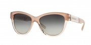 Burberry BE4206 Sunglasses Sunglasses - 35608G Top Opal Nude on Nude / Grey Gradient