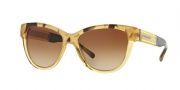 Burberry BE4206 Sunglasses Sunglasses - 356213 Top Light Horn on Yellow / Brown Gradient