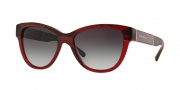 Burberry BE4206 Sunglasses Sunglasses - 35918G Top Red Horn on Bordeaux / Grey Gradient