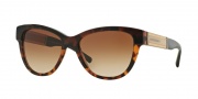 Burberry BE4206F Sunglasses Sunglasses - 355913 Top dk Havana/Light Havana / Brown Gradient