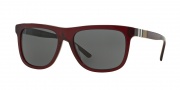 Burberry BE4201 Sunglasses Sunglasses - 354387 Bordeaux / Grey